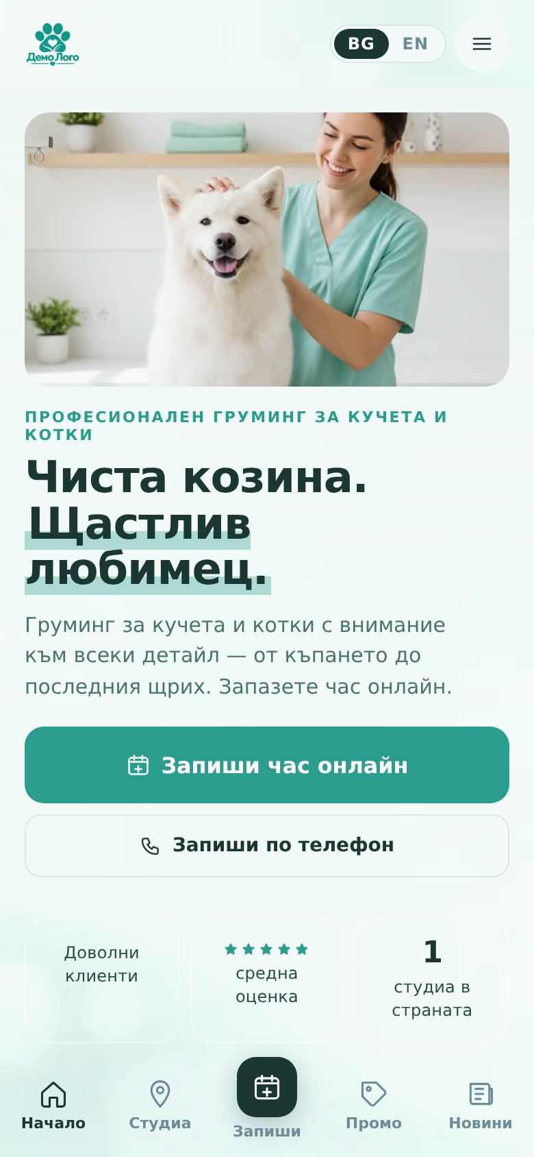 Груминг салони ver.2 — компютър