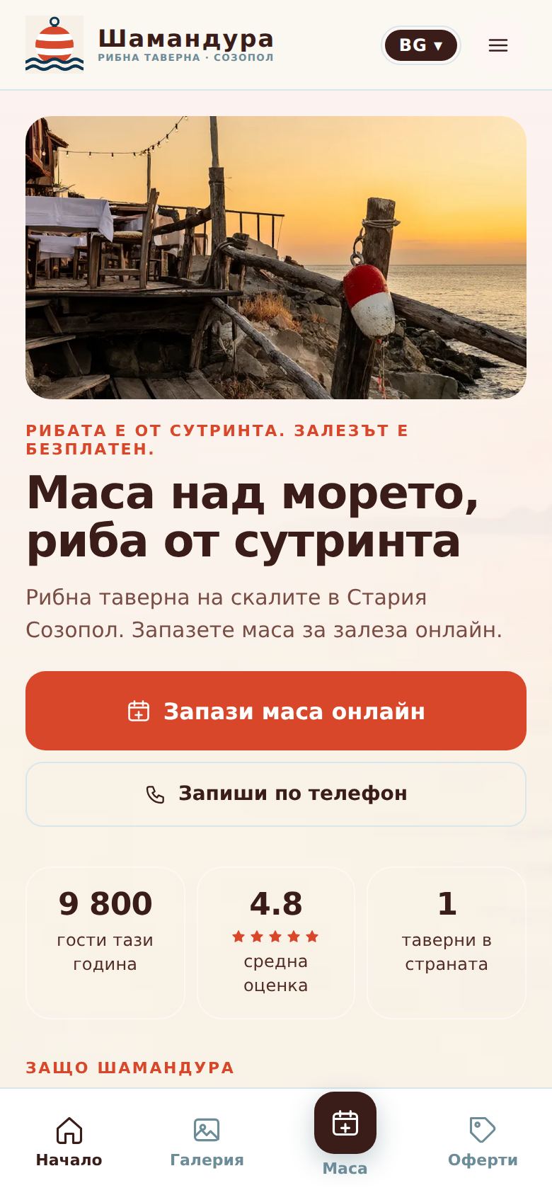 Ресторанти и механи вер. 2 — компютър